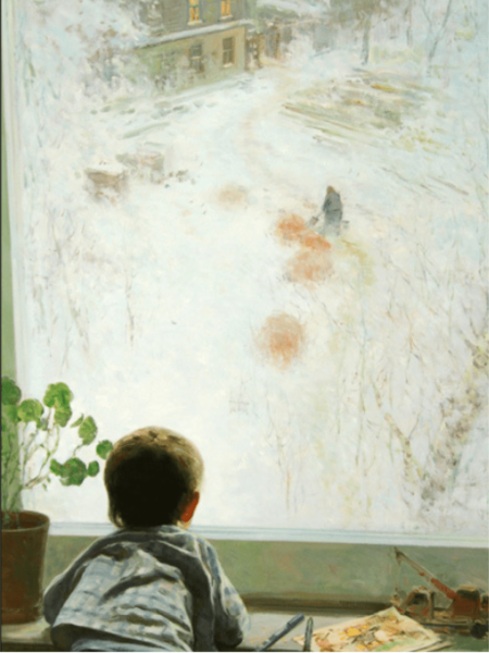 Хузин р ф художник у окна