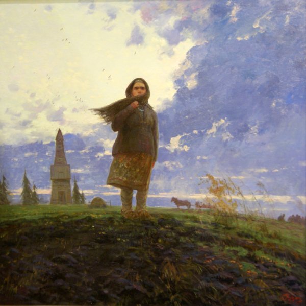 Сергея Андреевича Тутунова «зима пришла. Детство».