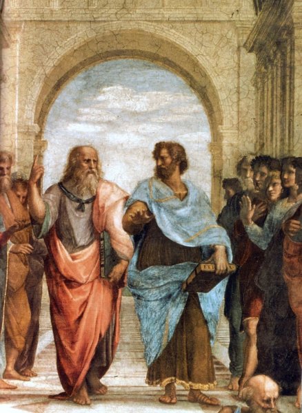 Фреска Рафаэля Платон и Аристотель
