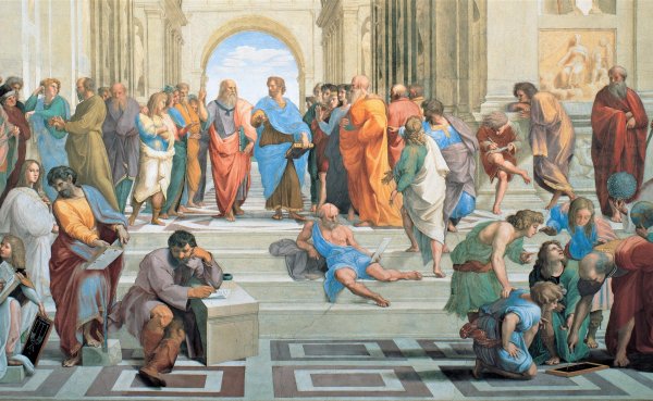 Афинская школа Сократ