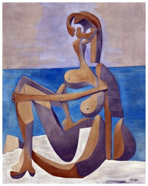 Сидящая Купальщица Пикассо