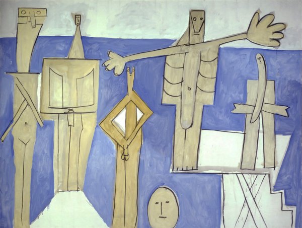 Пикассо Купальщица картина