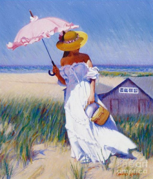 Картины девушка с зонтом Мария Подуева
