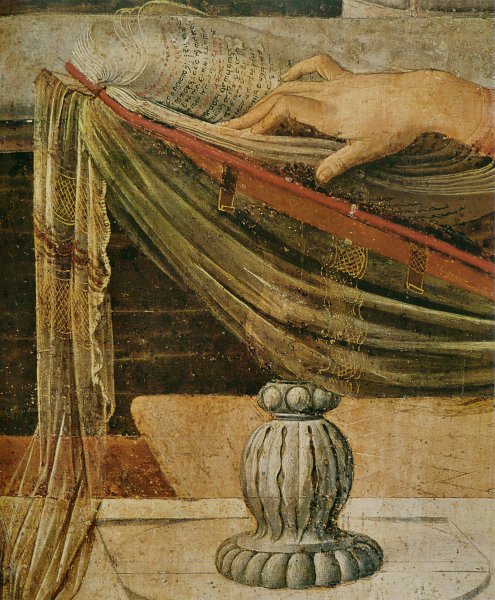 Леонардо да Винчи Благовещение 1475