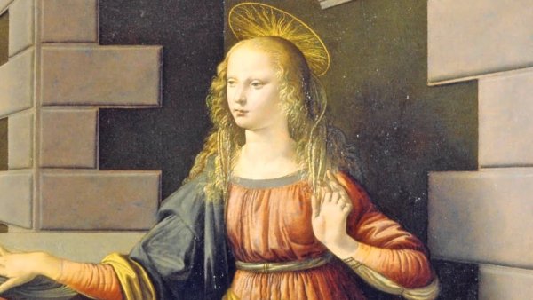 Благовещение Леонардо да Винчи