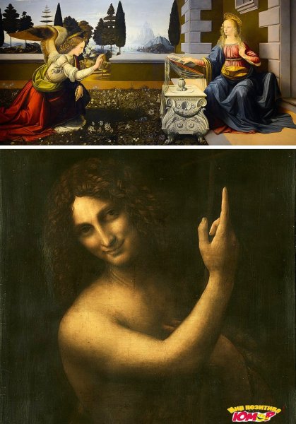 Благовещение Леонардо да Винчи