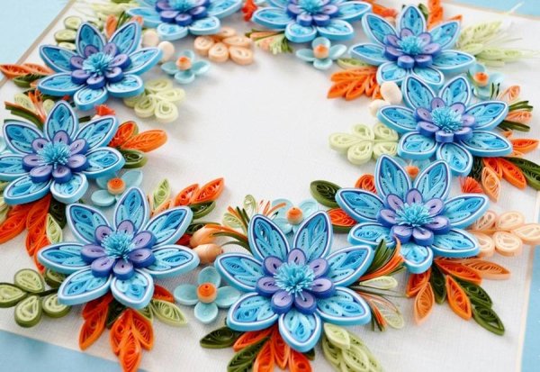 Панно из квиллинга