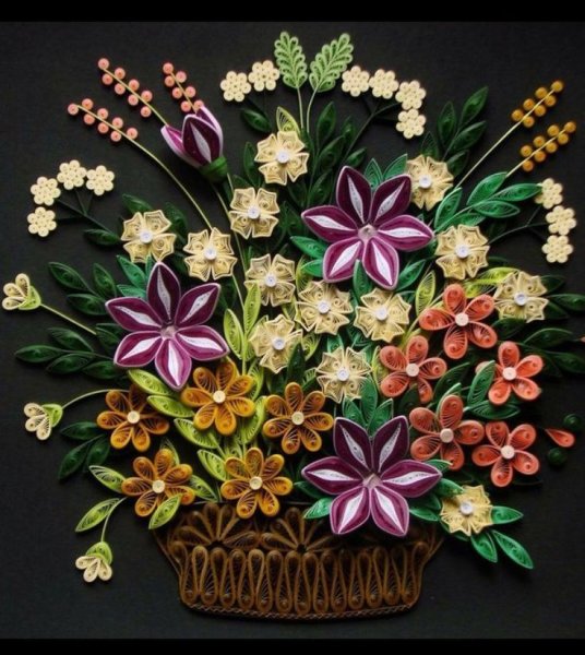 Квиллинг. Цветочные композиции