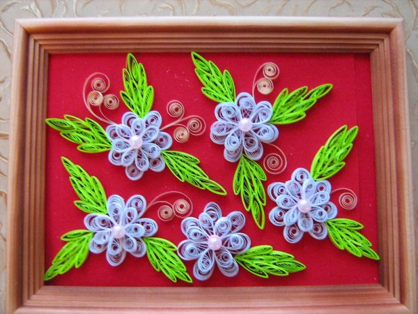 Цветы в технике квиллинг