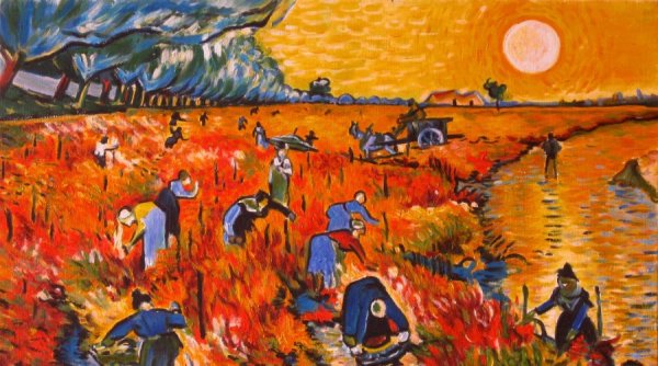 Ван Гог виноградники в Арле