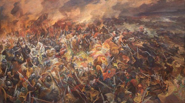 Челубей и Пересвет битва