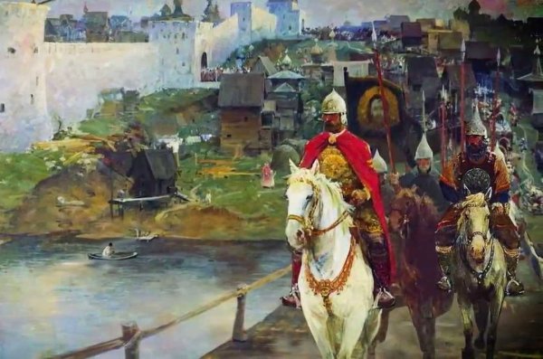 Дмитрий Донской на Куликовом поле