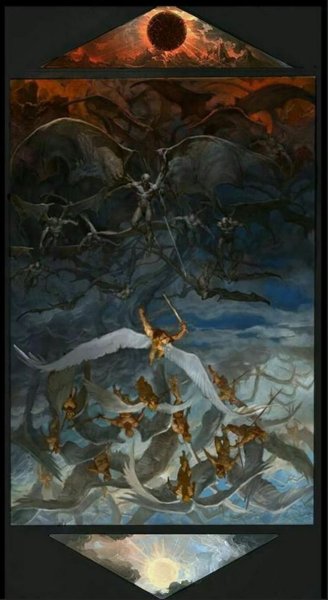 Картина Лекса Лютора ангелы и демоны