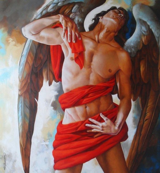 Падший ангел живопись