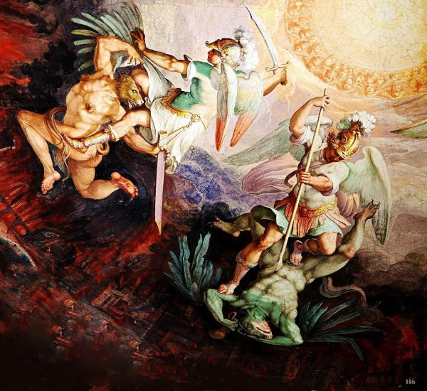 Ангелы и демоны живопись