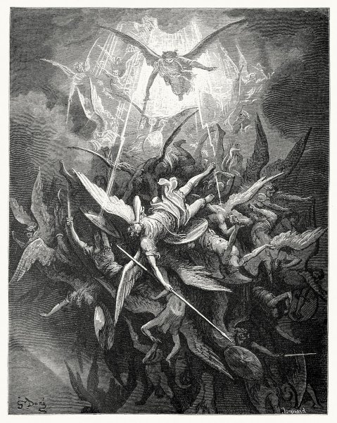 Архангел Михаил Гюстав Доре