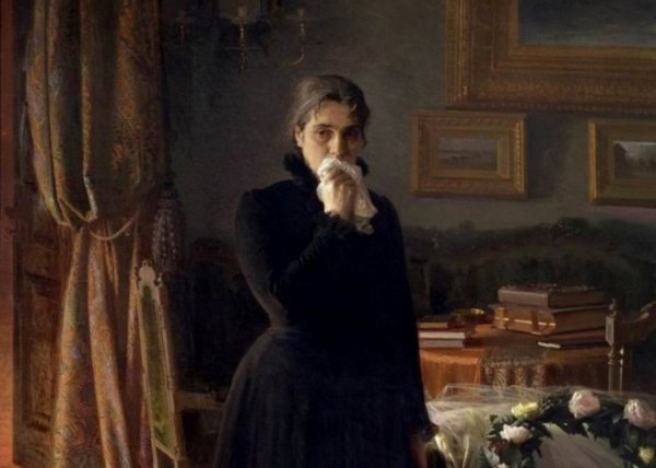 Крамской неутешное горе картина