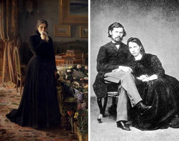 Крамской неутешное горе 1884