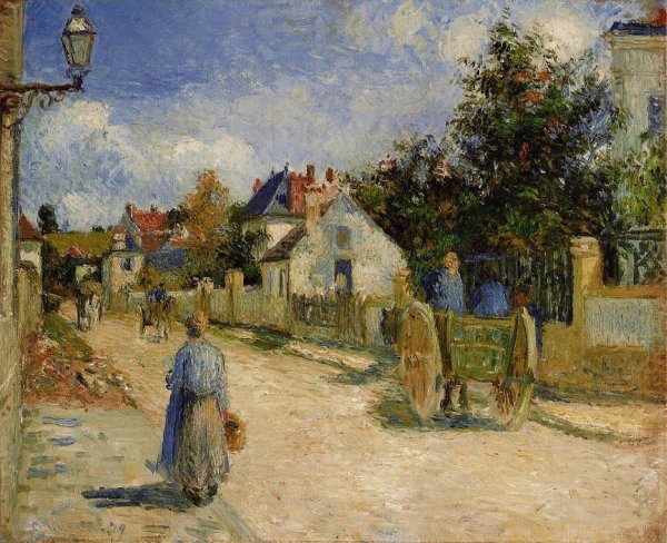 Писсарро Houses at Knocke, Belgium, 1894