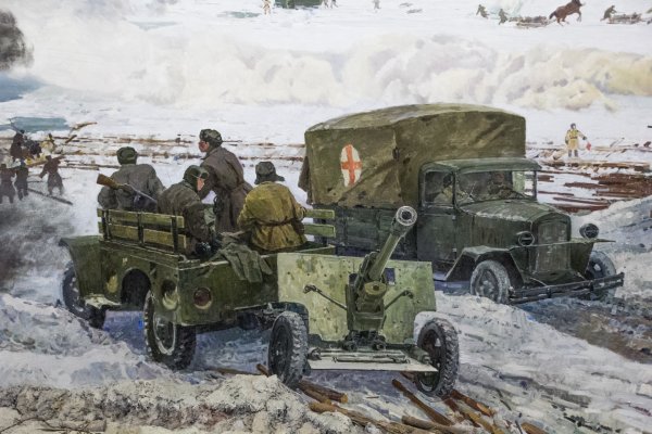 Оборона Ленинграда прорыв блокады картина