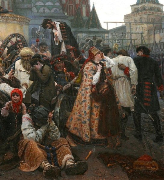 Василий Суриков утро Стрелецкой казни 1881