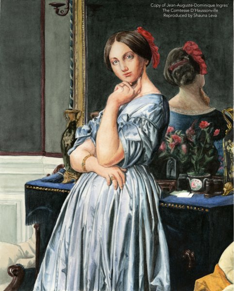 «Портрет мадам Инес Муатессье.1856