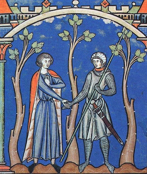 Средневековая Флоренция миниатюра