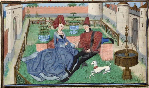 Замковый сад весной Ганс бол 1586 г