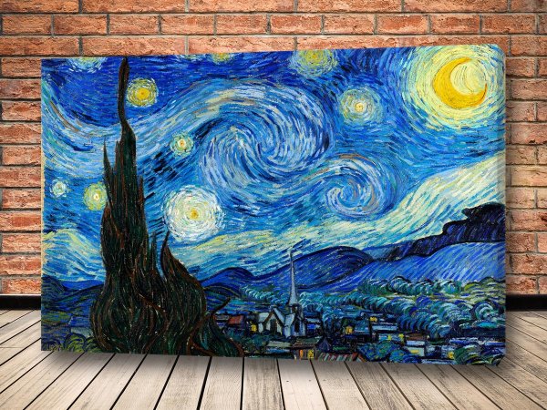 Ван Гог Звёздная ночь оригинал