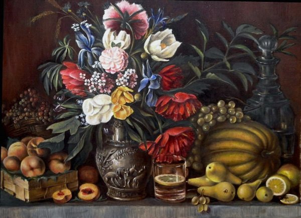 Иван Хруцкий цветы и фрукты