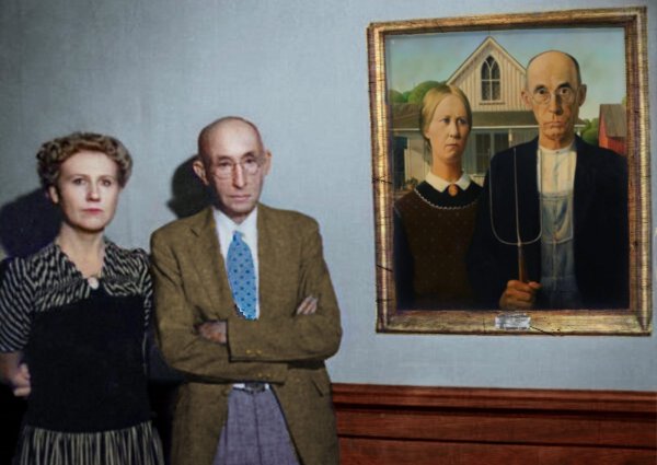 Стюарт Джонсон статуя американская Готика