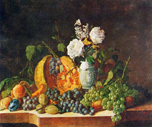 Картина Ивана Ивановича Козловского натюрморт