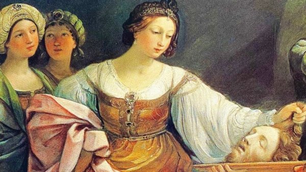 Гвидо Рени (1575-1642) - Саломея с головой Иоанна Крестителя (1639-1640)