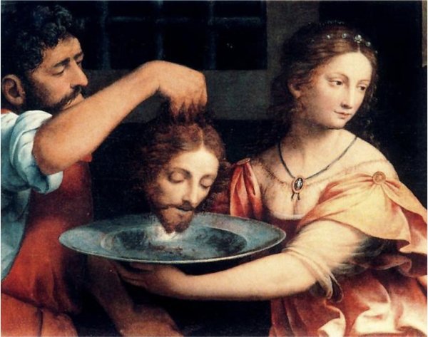 «Саломея с головой Иоанна Крестителя» (1607).