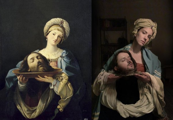 Саломея с головой Иоанна Крестителя Караваджо