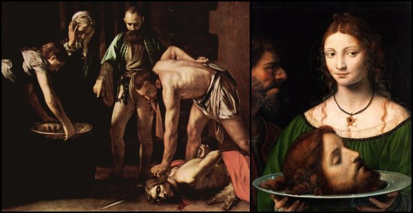 Саломея с головой Святого Иоанна Крестителя Караваджо