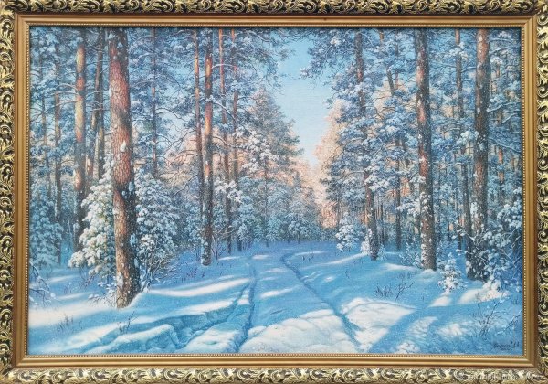 Художник Сергей Пузырченко зима