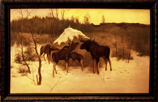 Алексей Степанович Степанов картины лоси