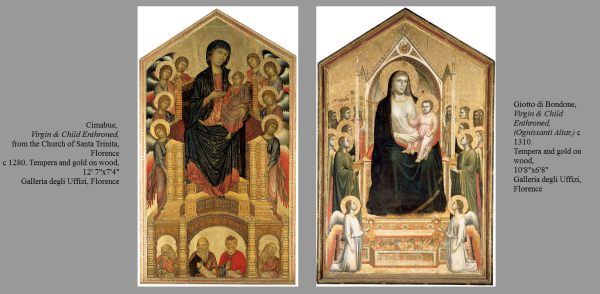 Мадонна Джотто и Чимабуэ