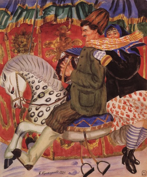 Борис Михайлович Кустодиев Купчиха 1923