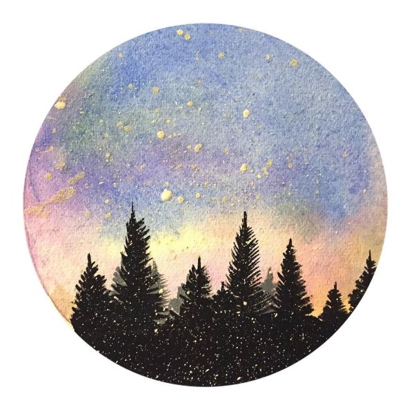 Пейзаж в круге