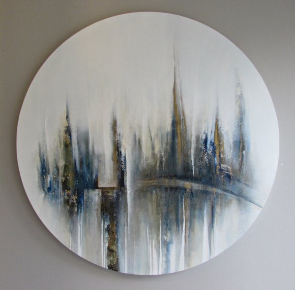 Круглые интерьерные картины