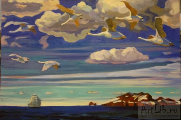 Аркадий Рылов в голубом просторе