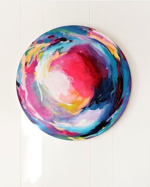 Современные круглые картины