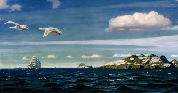 Картина Рылова в голубом просторе а3