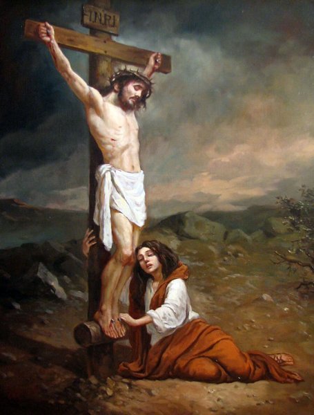 Христос и Мария Магдалина Распятие