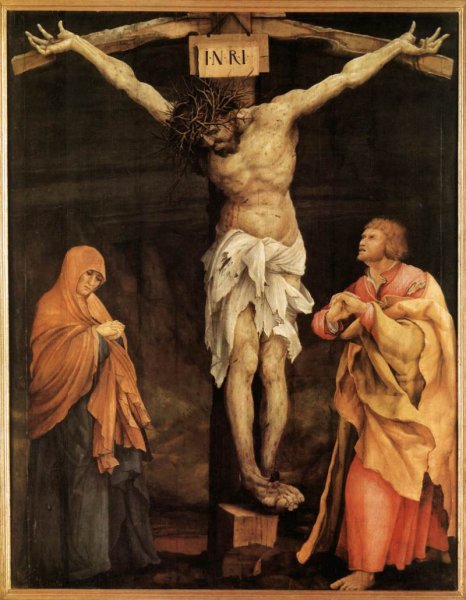 Осмеяние Христа Грюневальд