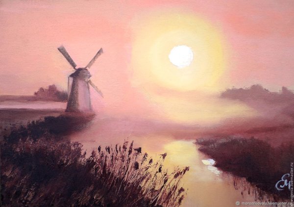 Картины маслом пейзажи