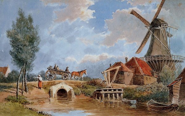 Саврасов ветряная мельница