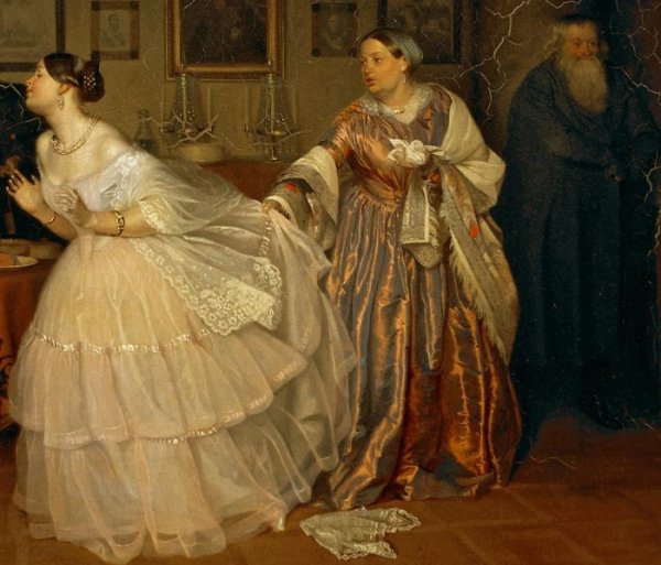 Картина Павла Федотова сватовство майора